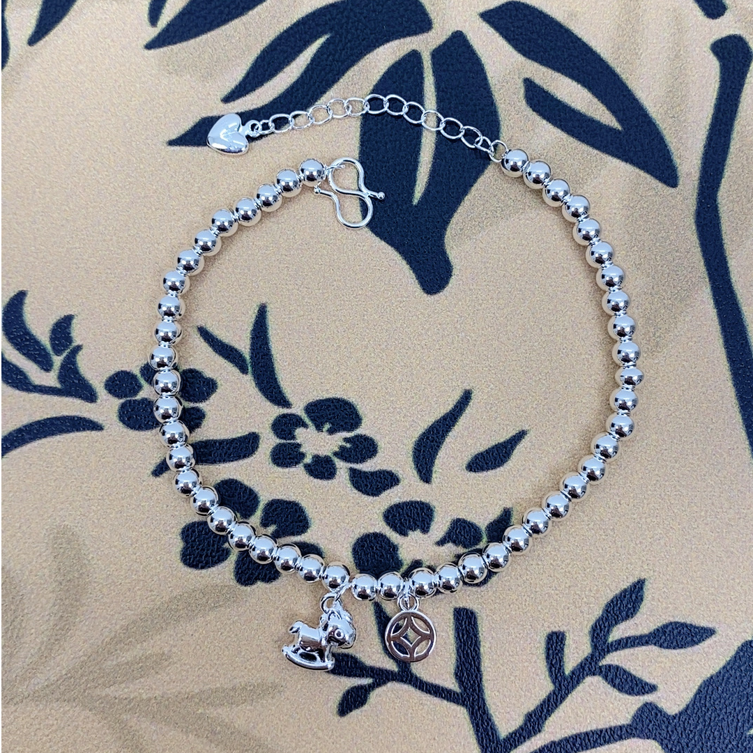 【抓紧处理】定制重工款气质风年味生肖挂饰807 珠珠小木马