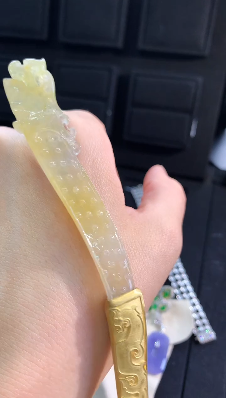 【闪购商品】翡翠颈饰银S925镶嵌发簪