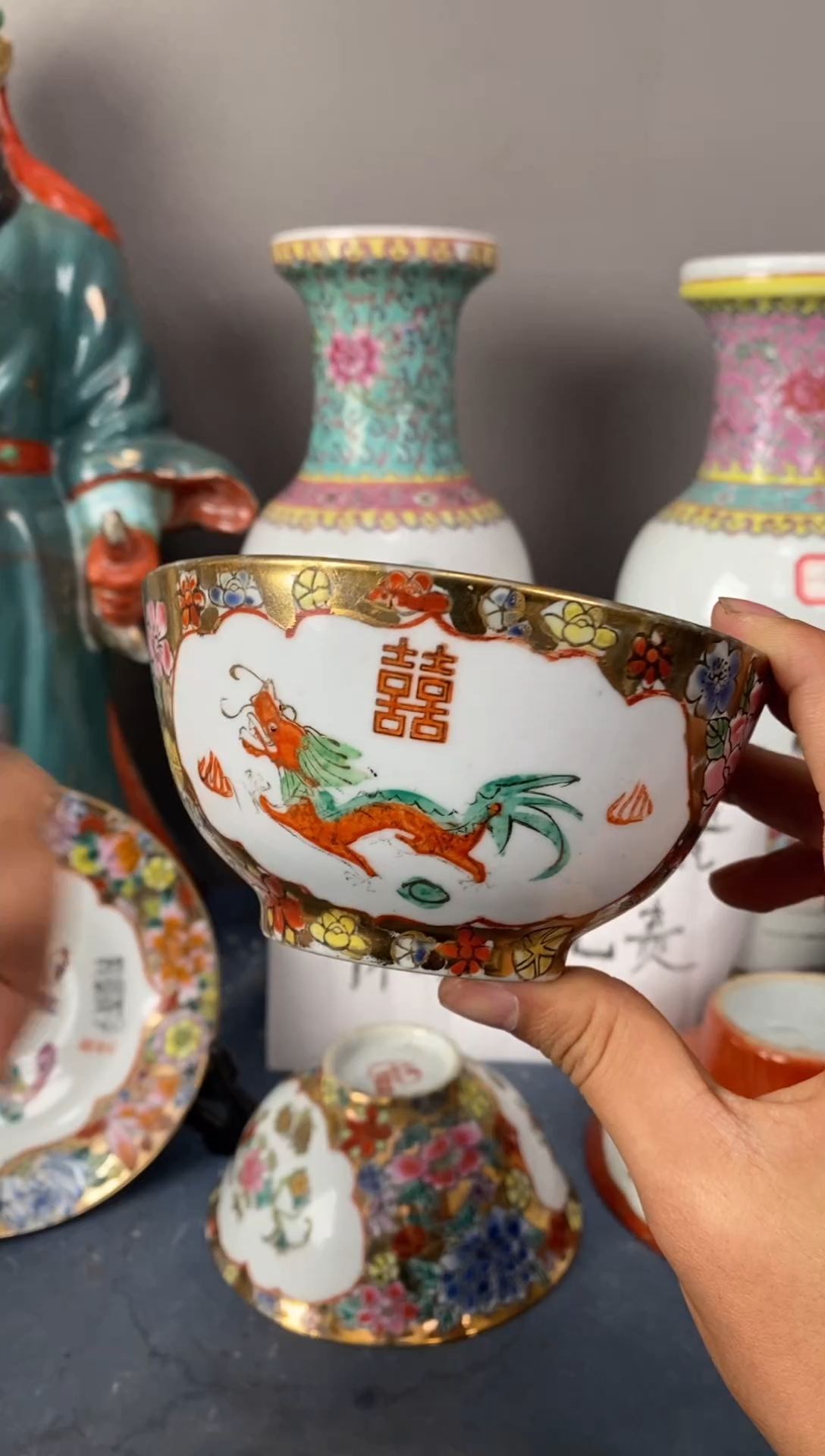 摆件陶567老厂瓷微瑕慎拍（已开价）