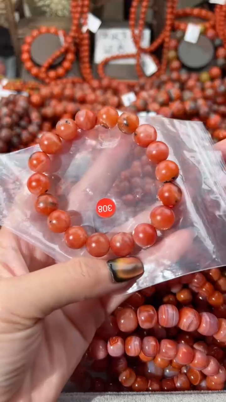 【闪购商品】南红玛瑙手串未镶嵌11+
