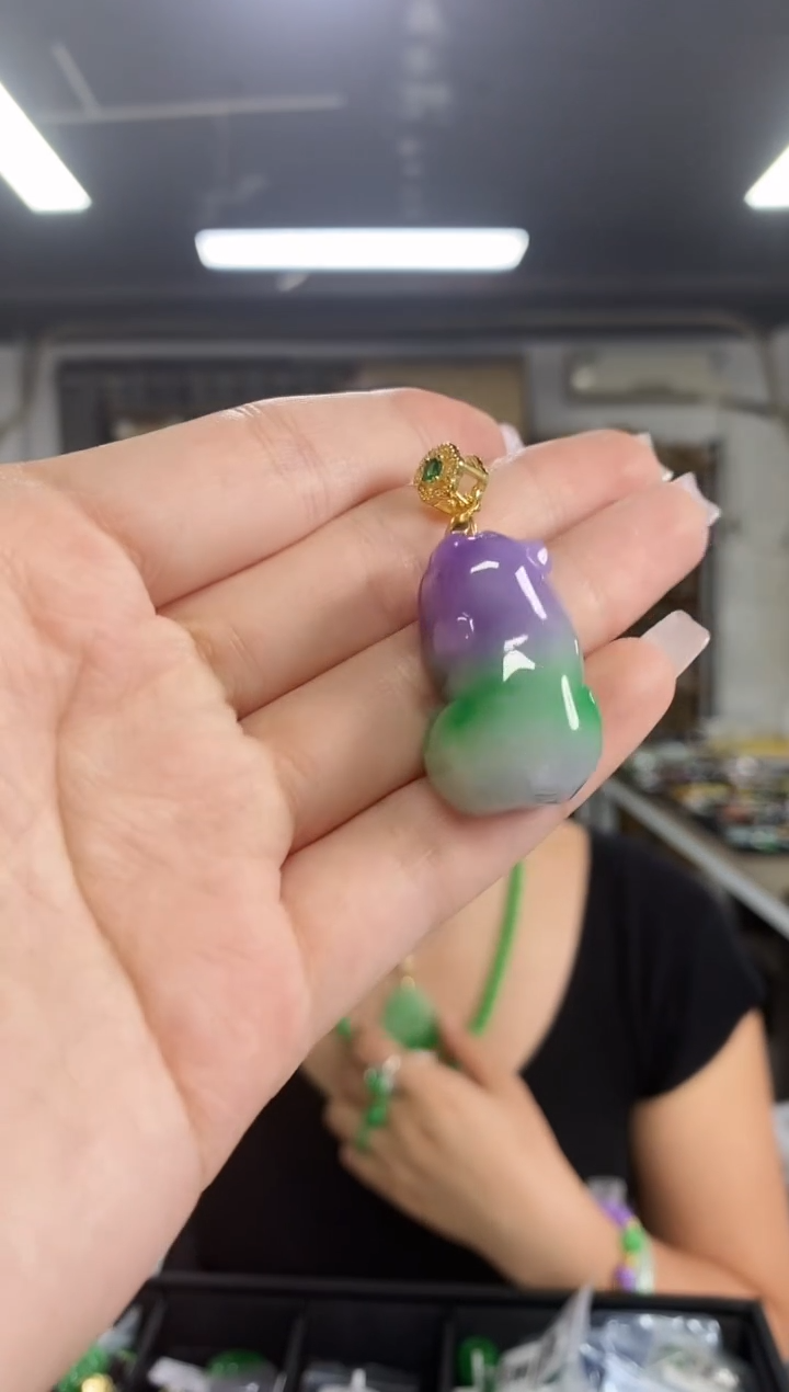 翡翠未镶嵌颈饰闪购链接   多样性发其一颜色微差