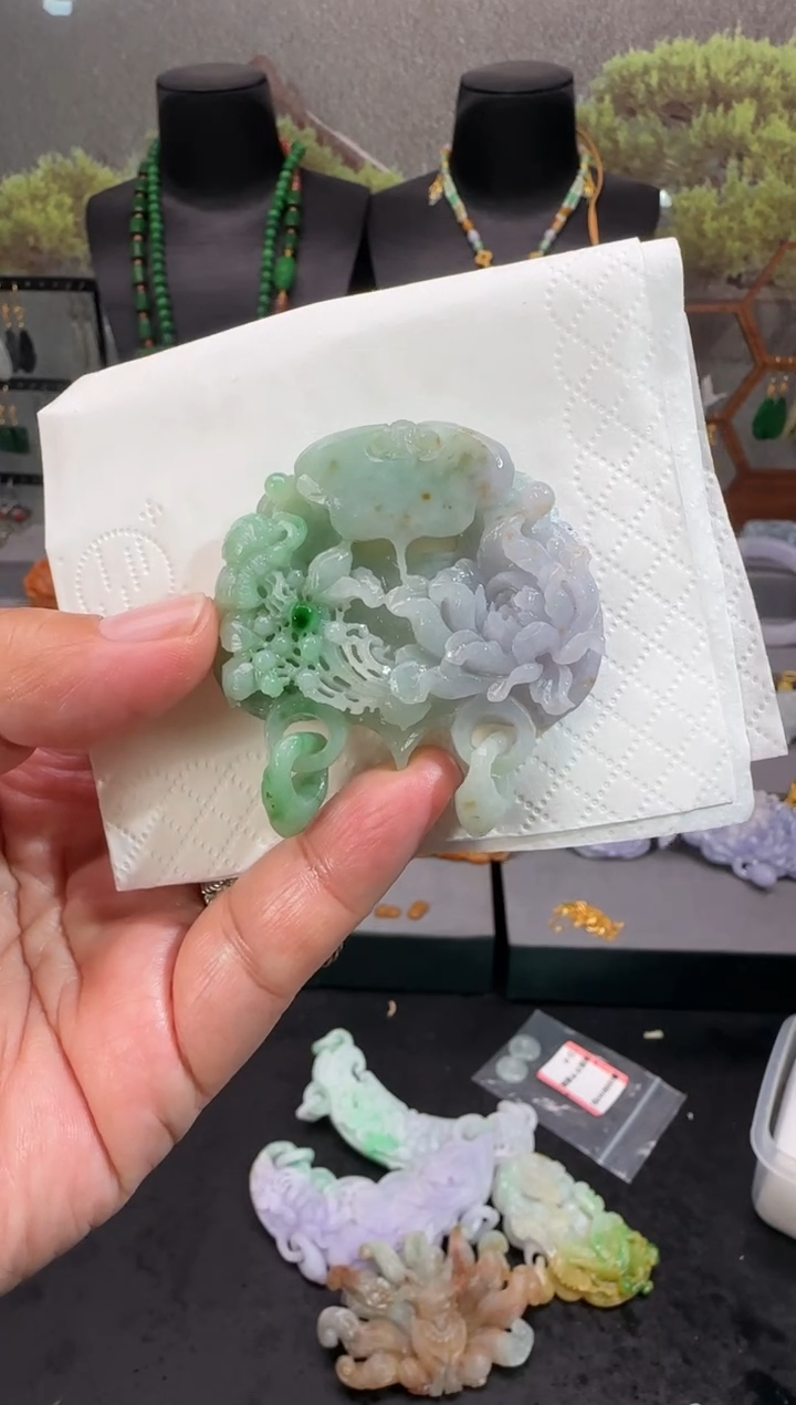 【闪购商品】定制翡翠未镶嵌牌子