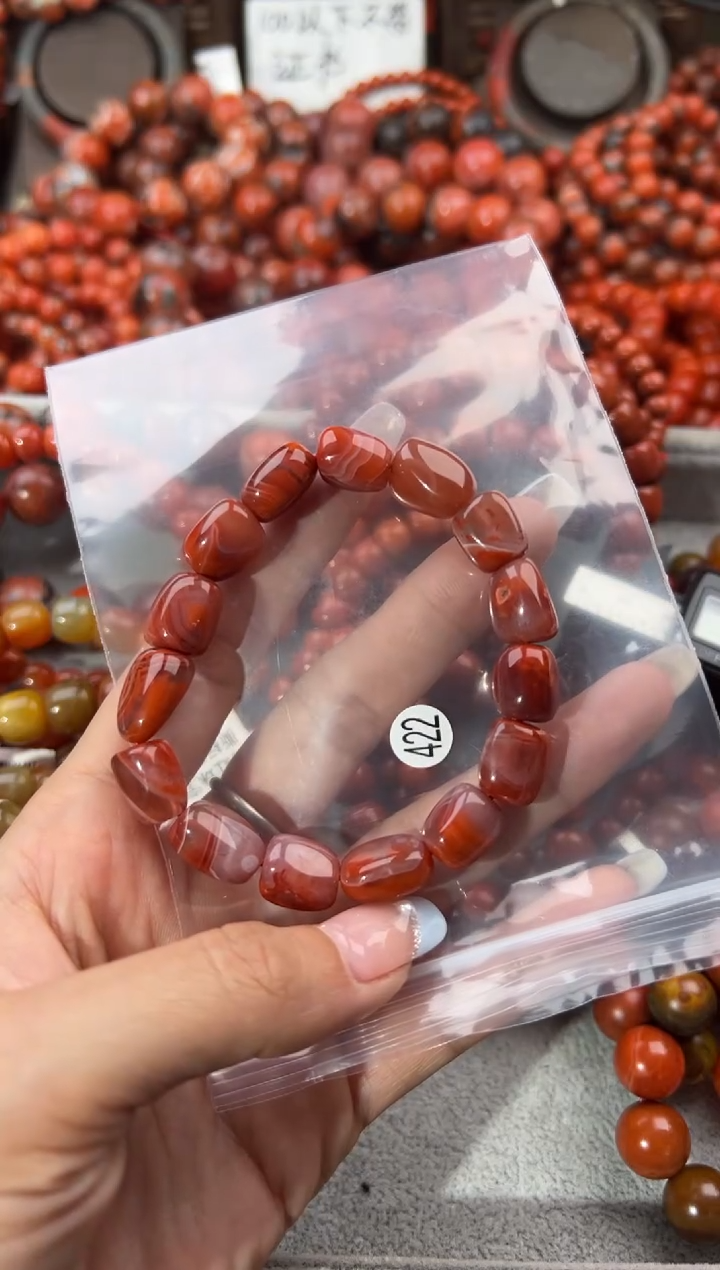 未镶嵌手串南红玛瑙10