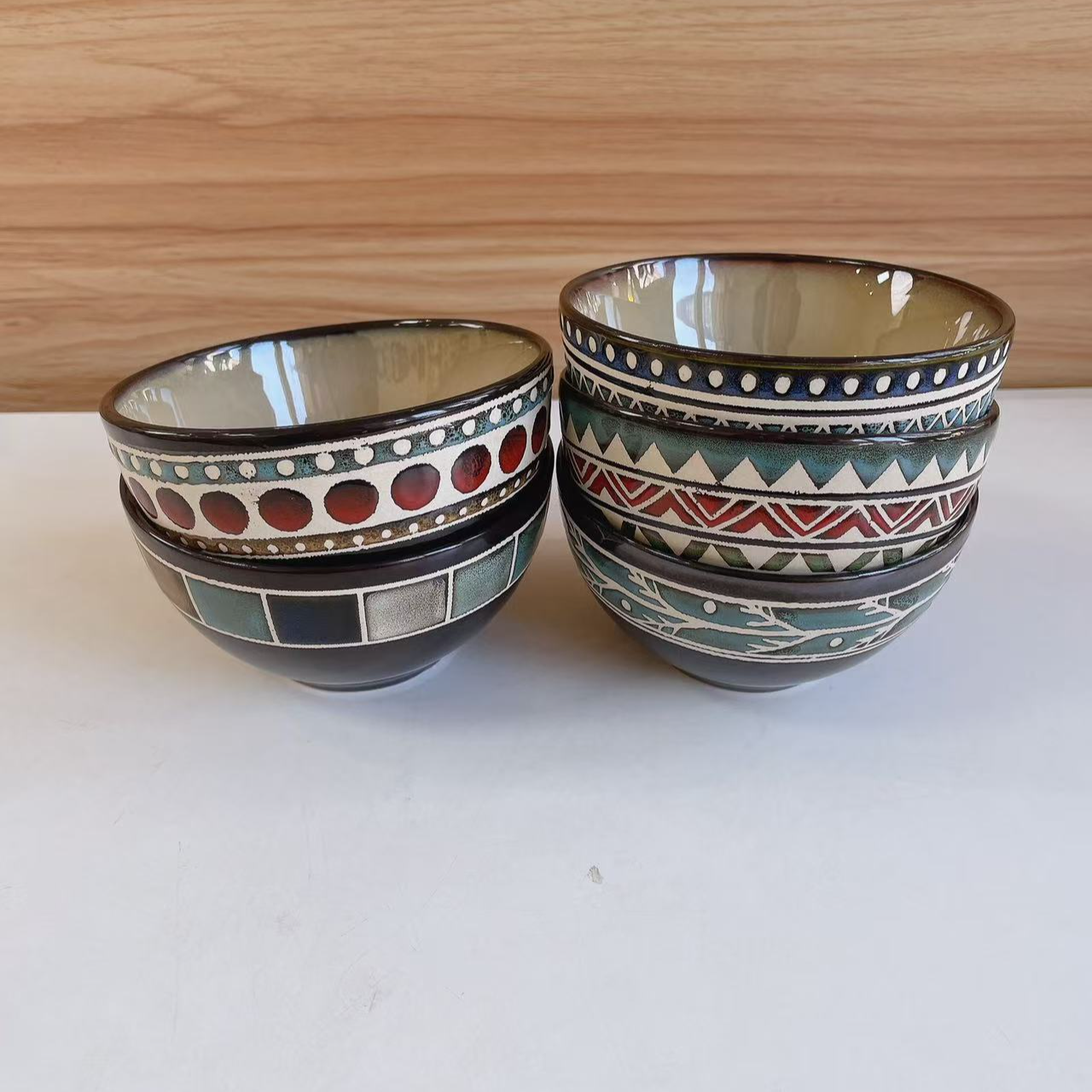 利利家4.8英寸米饭碗混搭五只活动价图片款