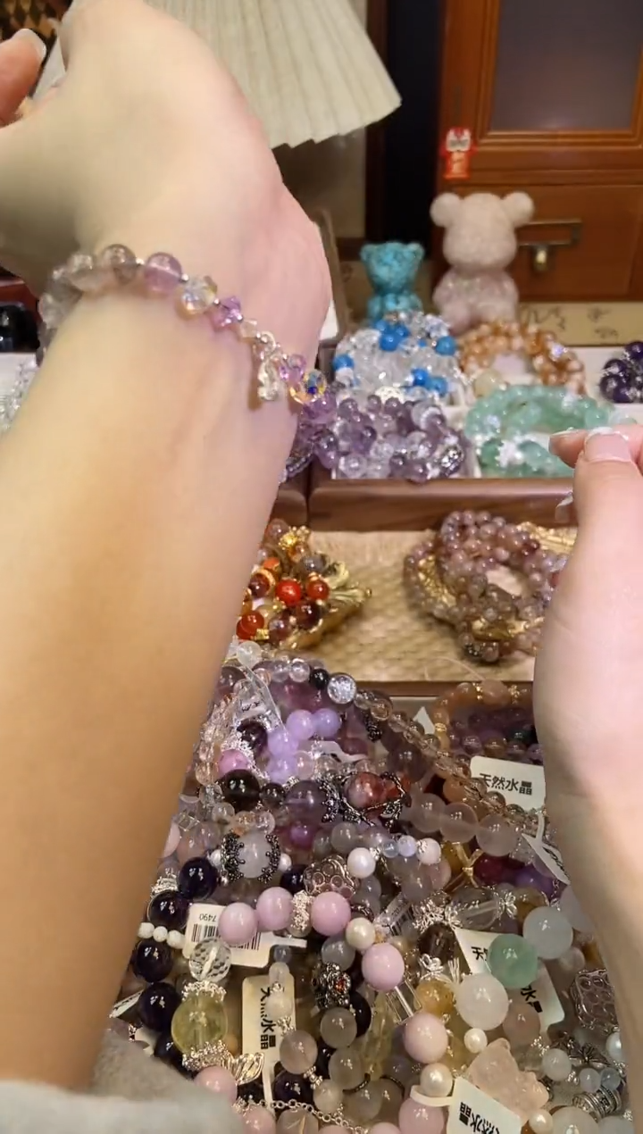 【闪购商品】水晶手链银S925镶嵌565手串