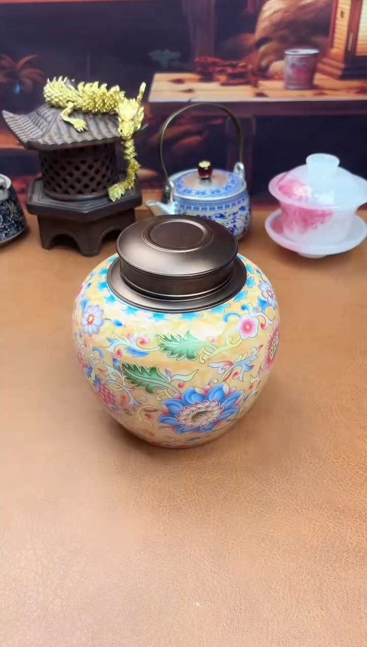 陶瓷茶具摆件旅行套组