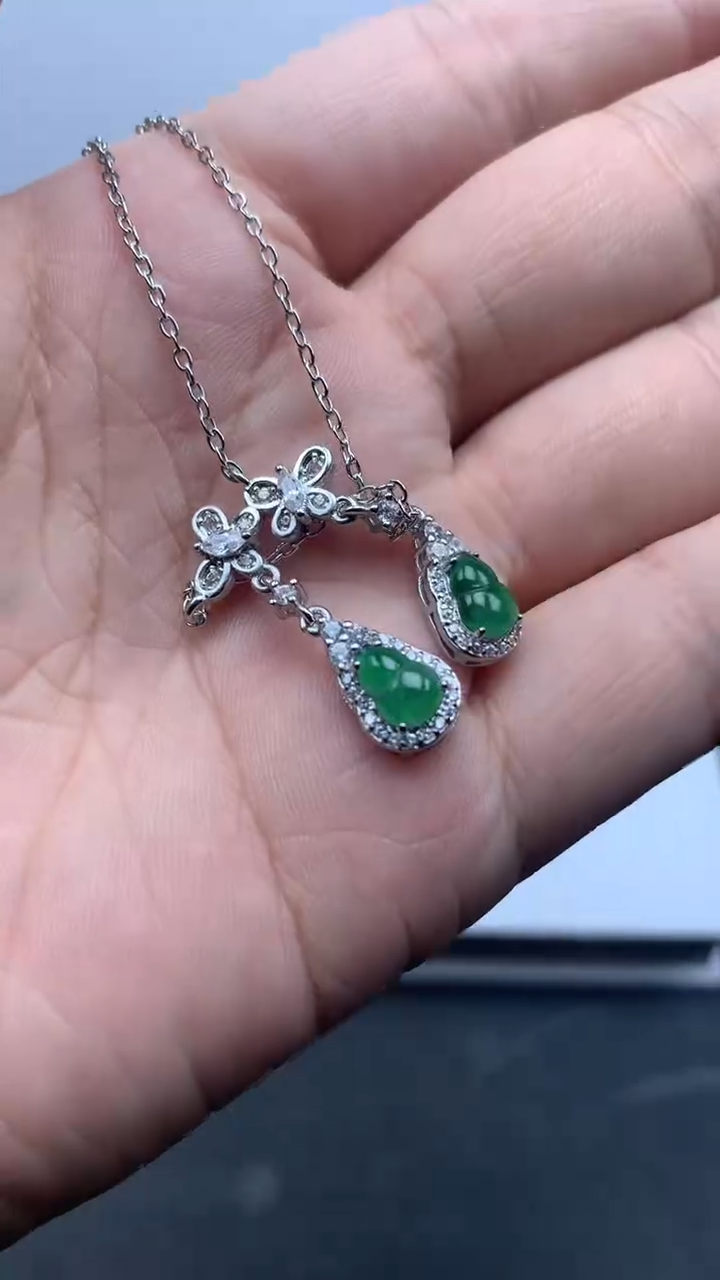 颈饰未镶嵌翡翠套链