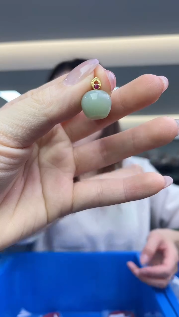 【闪购商品】和田玉`银S925镶嵌（多样性发一件）