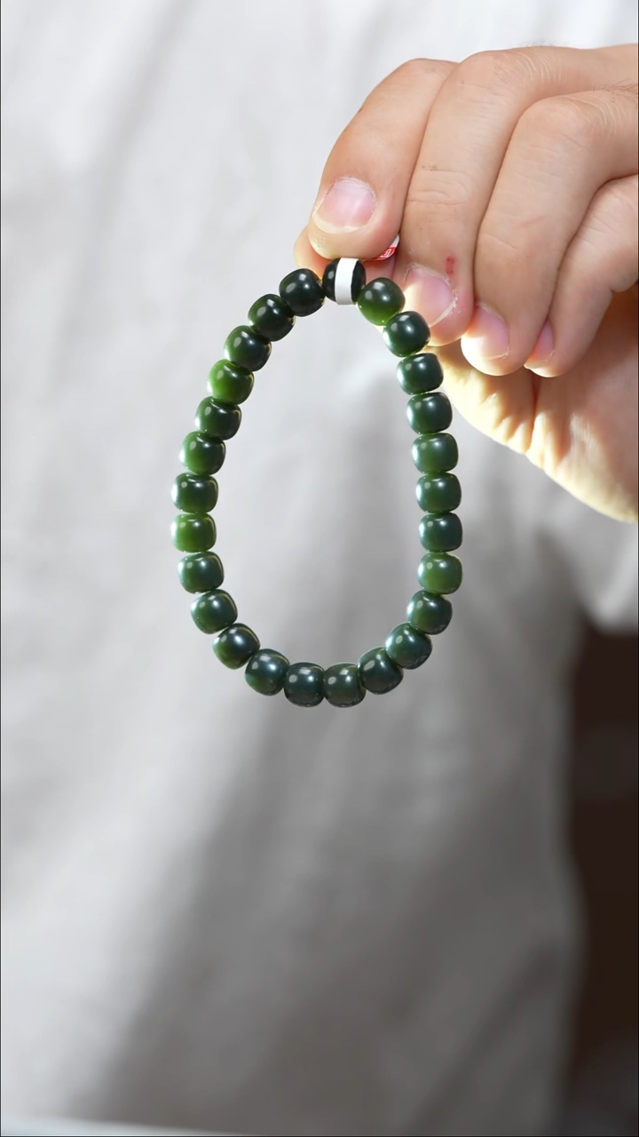 手串未镶嵌和田玉沙7-8老