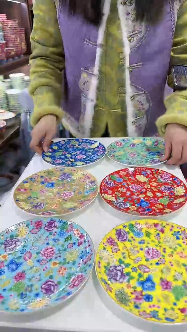 【闪购商品】瓷片7英寸骨碟6个景德镇陶瓷