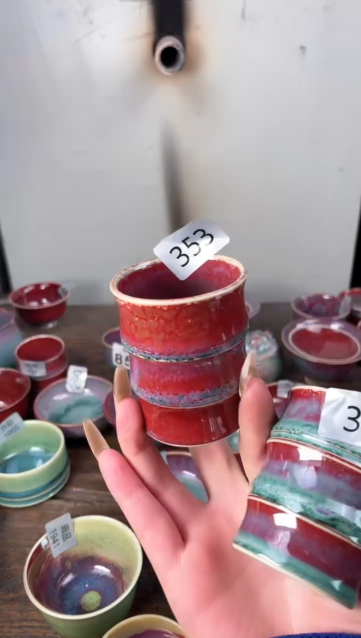 【闪购商品】摆件钧瓷手工茶器窑变