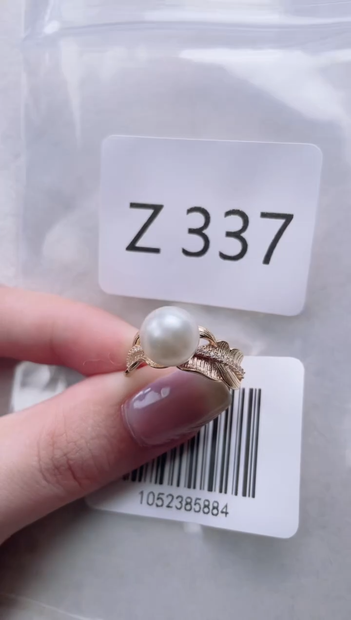 【闪购商品】海水珍珠戒指银S925镶嵌Z337