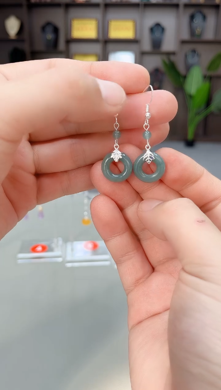 未镶嵌翡翠耳饰X34