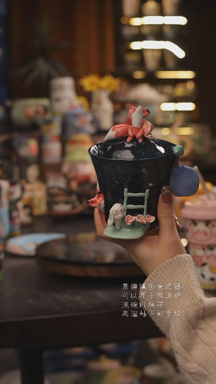 景德镇釉下彩绘设计师款式陶瓷