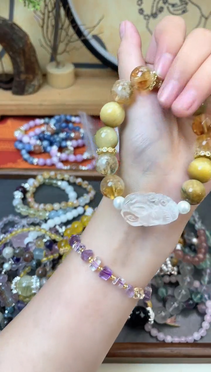 【闪购商品】石英质玉手饰未镶嵌373