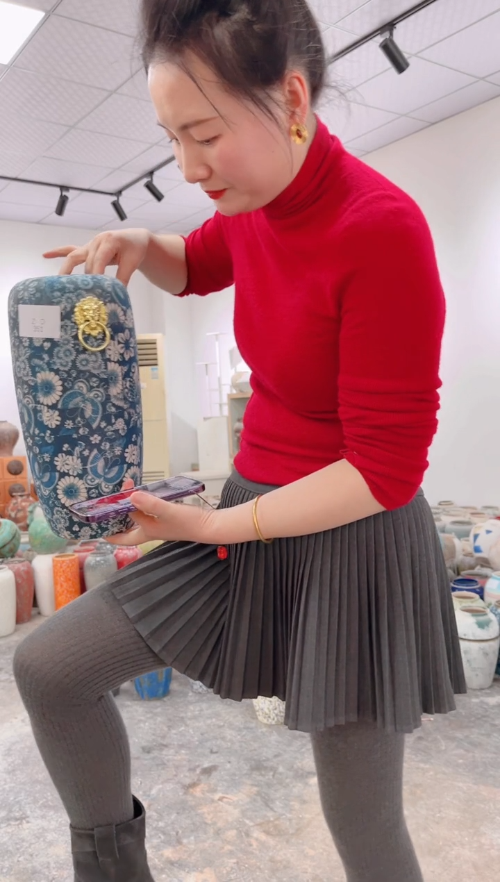 【闪购商品】瓶陶瓷花瓶 无花 微瑕zd351