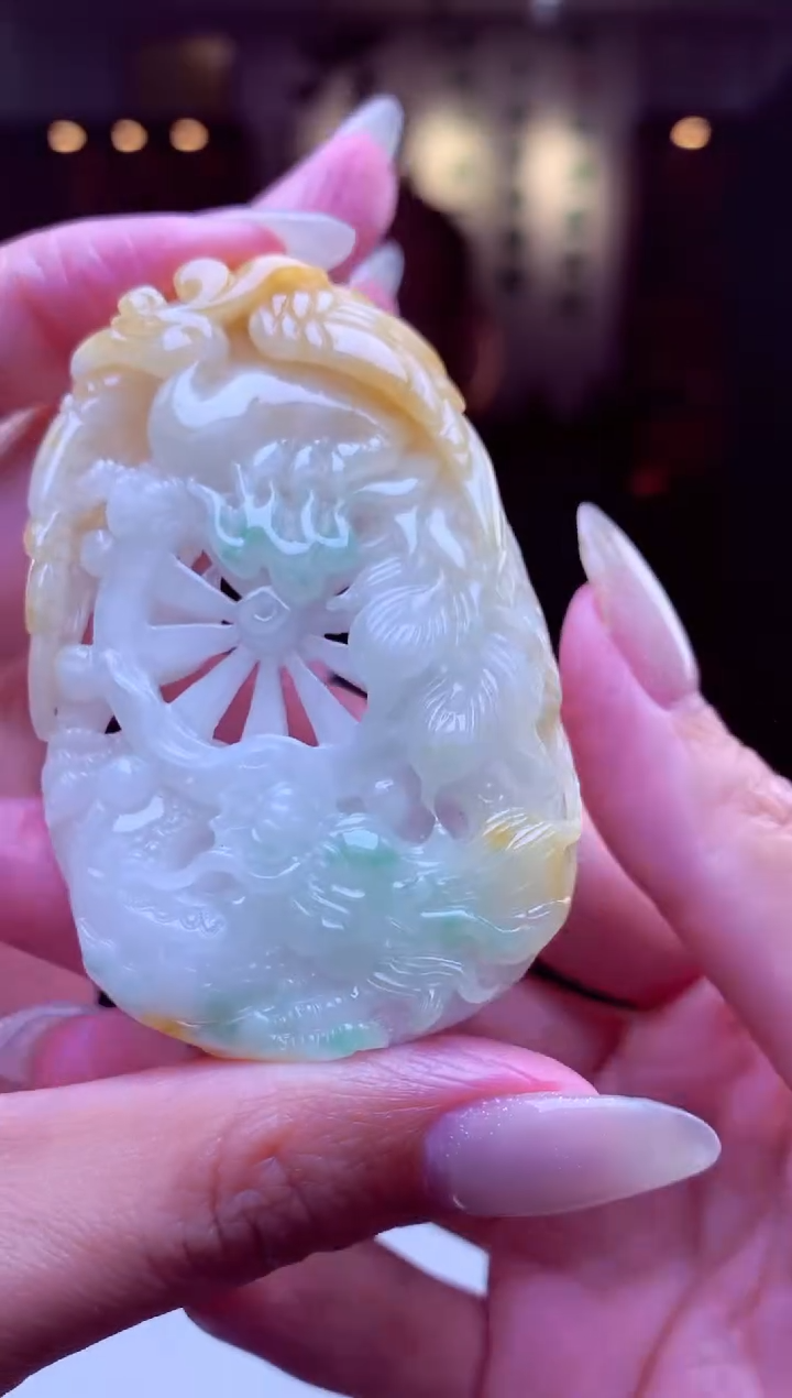 【闪购商品】定制翡翠未镶嵌挂件发货（拍一发一）