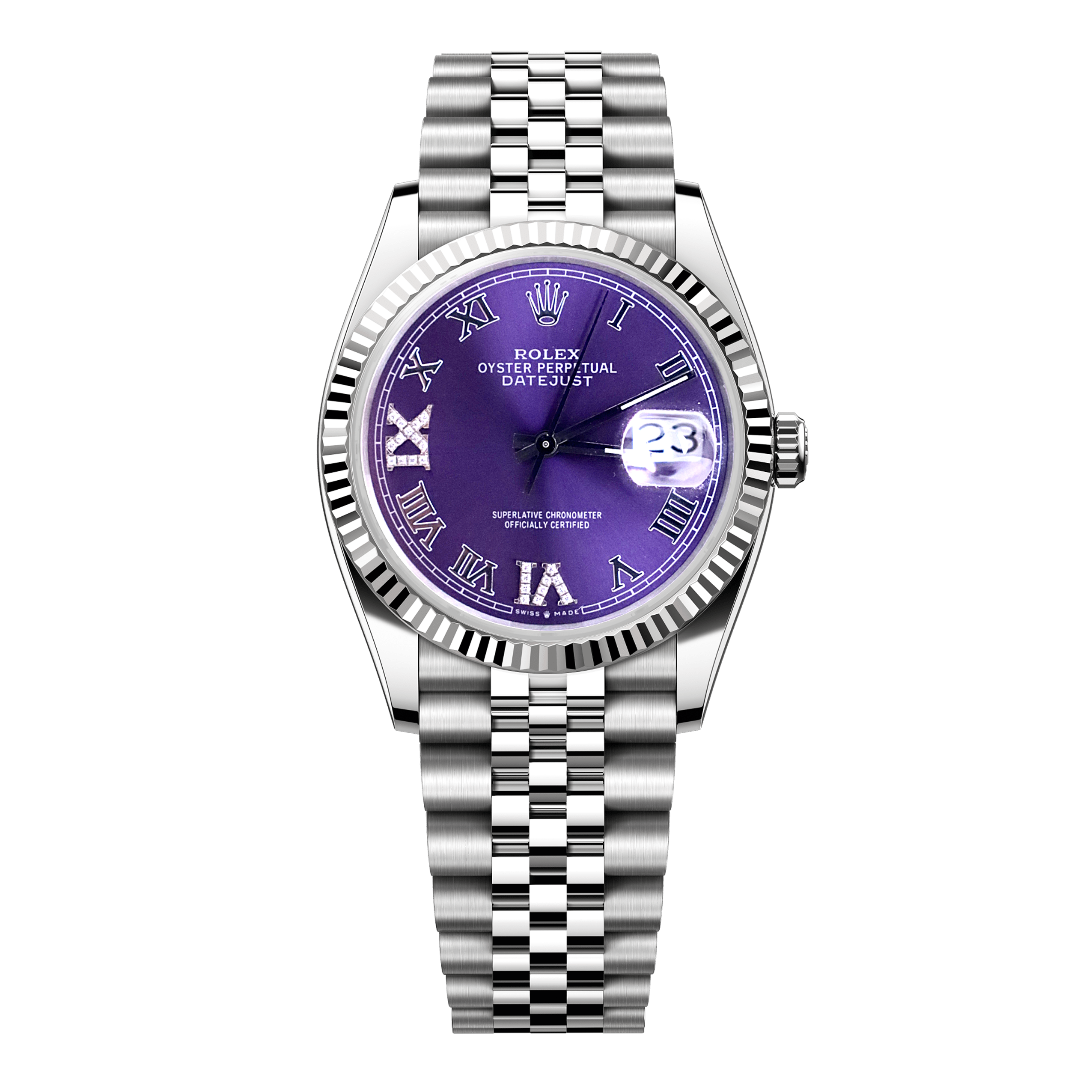 99新 Rolex/劳力士 腕表/贰亿女表/劳力士日志/B6096/16014/36mm