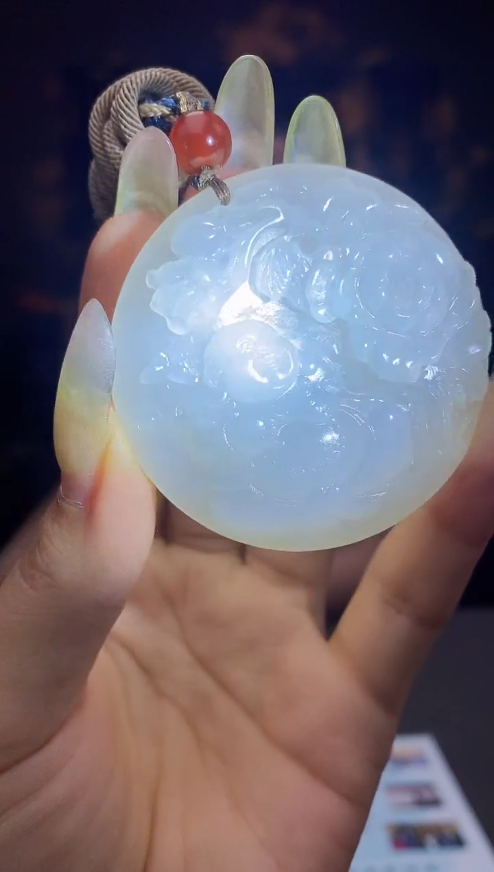 和田玉未镶嵌颈饰C446