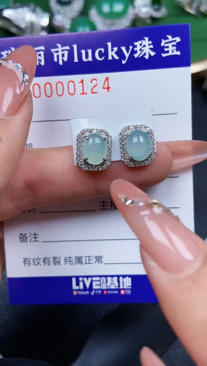 【闪购商品】翡翠颈饰银S925镶嵌0124