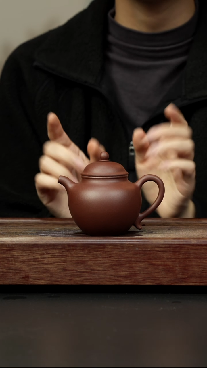 茶壶紫砂老紫泥 秋水 180cc左右