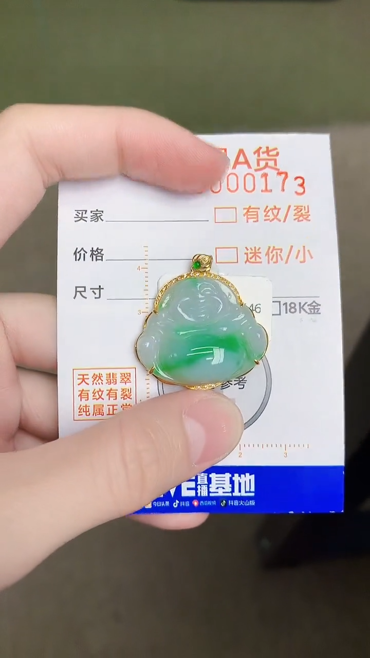 【闪购商品】翡翠颈饰18K金镶嵌45345345345