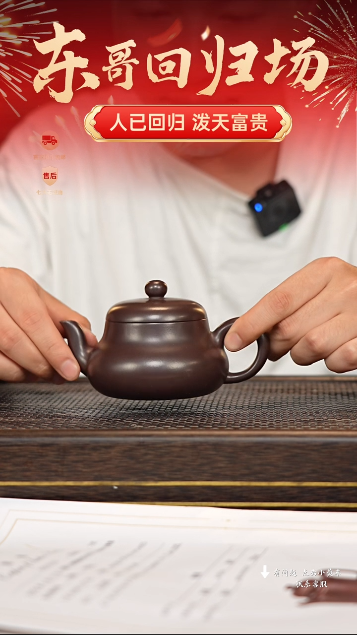 【闪购商品】紫砂茶壶冠砂甄选24