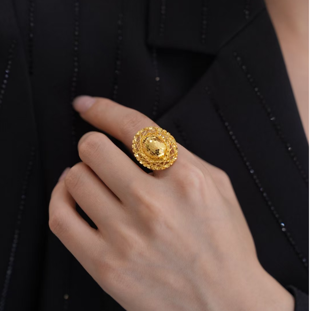 【巧玲专属】足金999鸽子蛋戒指 活口经典 6.55