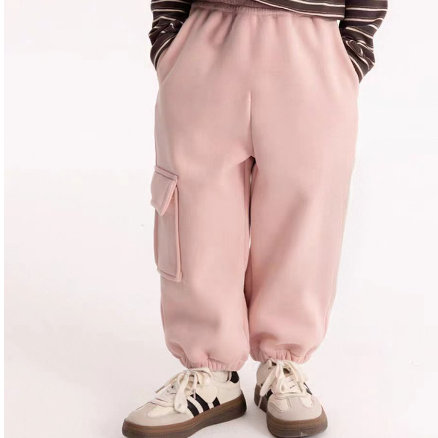 G606 女童秋季卫裤纯色百搭