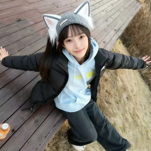 新款加厚美版防风防水羽绒衣面包服冬季时尚潮牌刺绣66