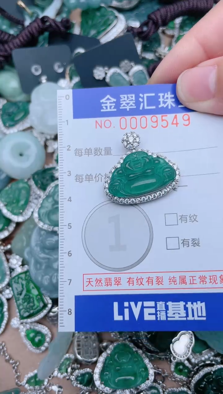 【闪购商品】翡翠颈饰未镶嵌9549....1