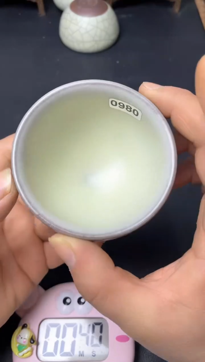 【闪购商品】茶盏白贝小将军980高端茶器主人杯