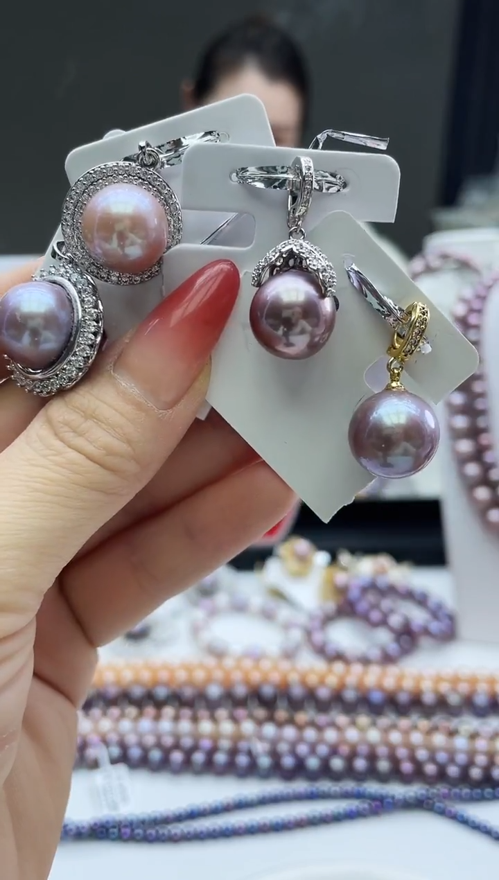 未镶嵌吊坠淡水珍珠紫色系吊坠盲盒（多样性发一）