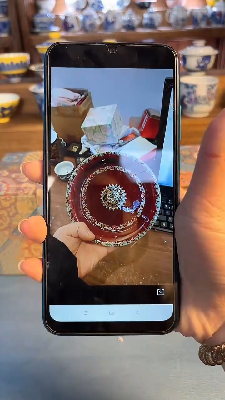 【闪购商品】郎红珐琅彩壶承壶承