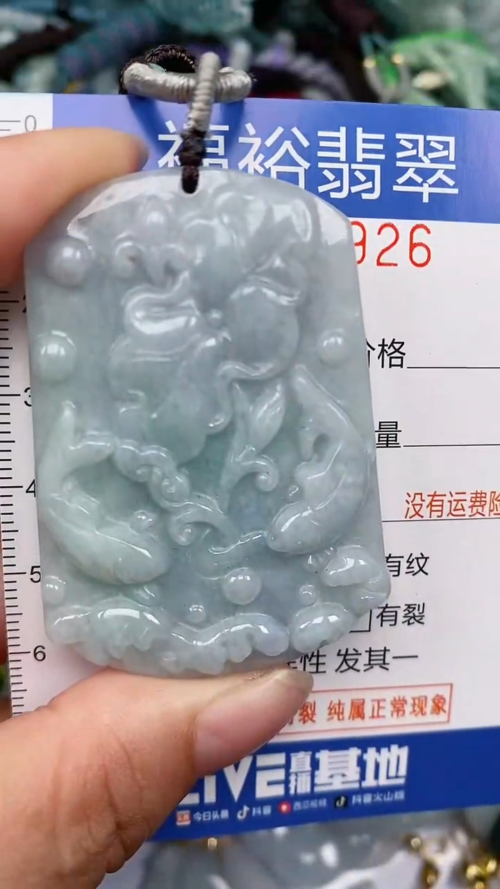 翡翠未镶嵌颈饰...0002926