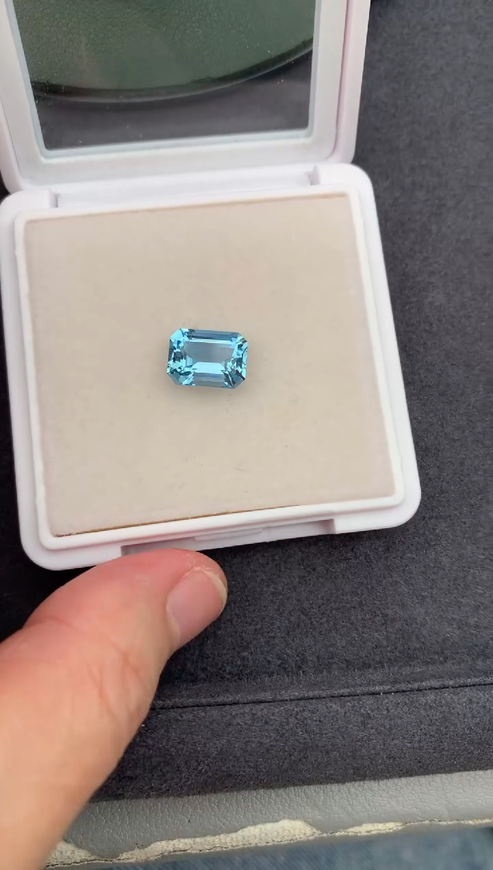 裸石海蓝宝石3.2ct海蓝宝  定制   BH 