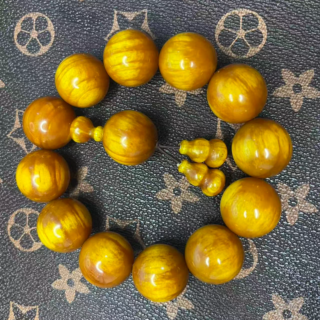 北沉香琥珀木高抛2.0闪电纹爆闪3