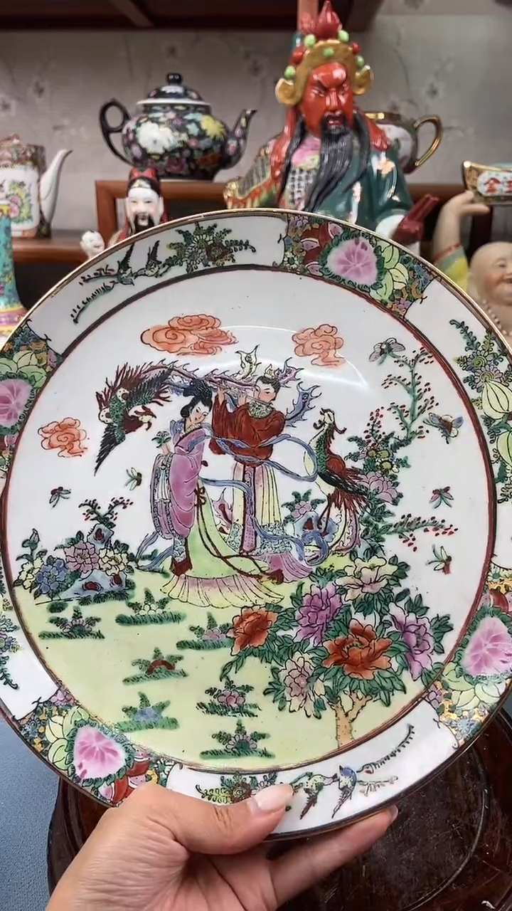 瓷片微瑕慎拍景德镇窑老厂瓷器单件