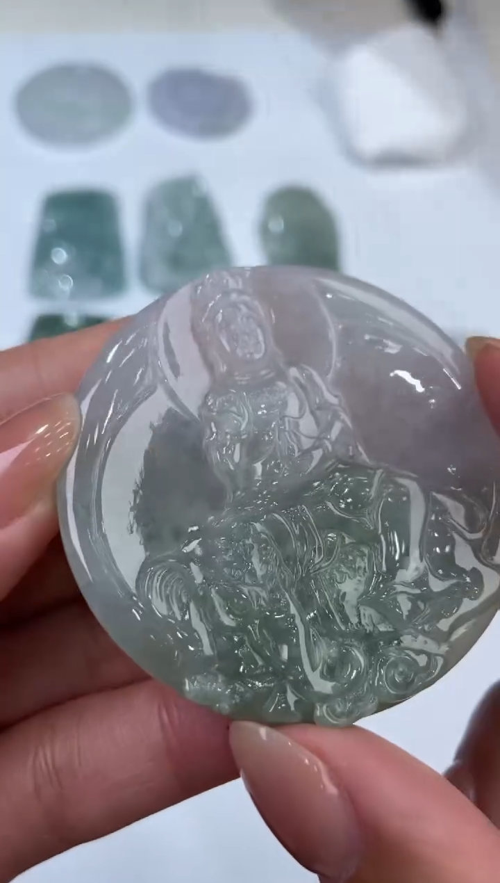 【闪购商品】翡翠未镶嵌颈饰2204219  