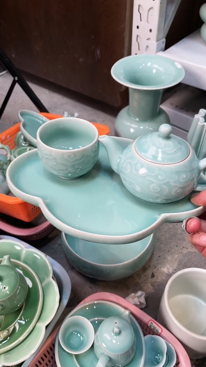 【闪购商品】特价 微瑕 慧仙青瓷