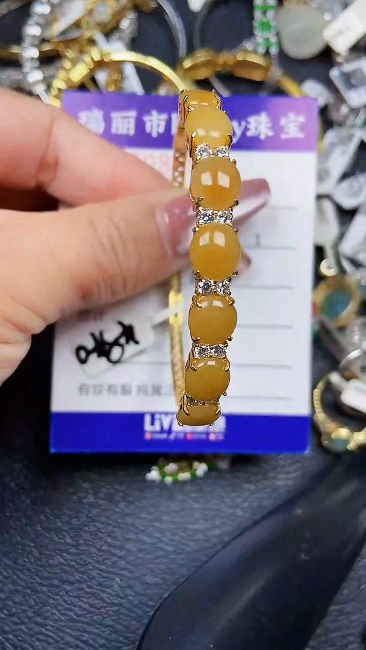 颈饰银S925镶嵌翡翠8893