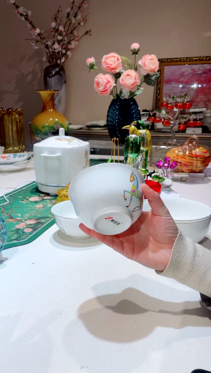 【闪购商品】琉璃手工艺品   大马  4.5寸6只