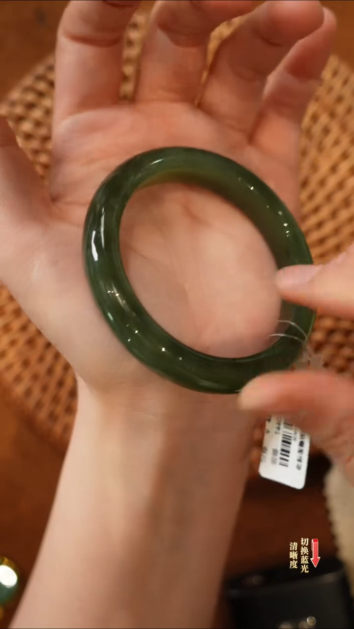 【闪购商品】和田玉手镯未镶嵌0215-046（53圈口）