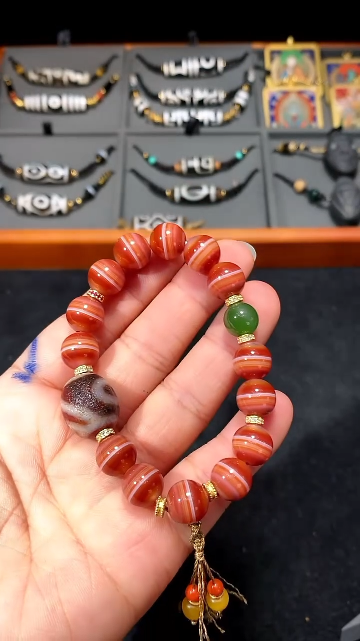 【闪购商品】玛瑙/玉髓手串未镶嵌手串