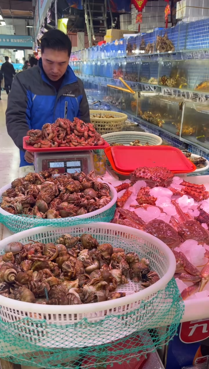 中国大陆断氧虾怪肉一称，4.5斤