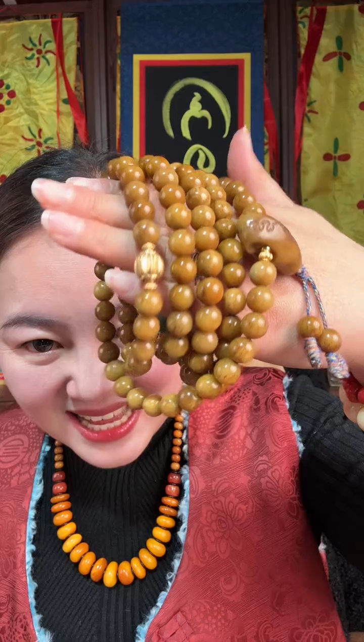 无非金属藏地梅花古串