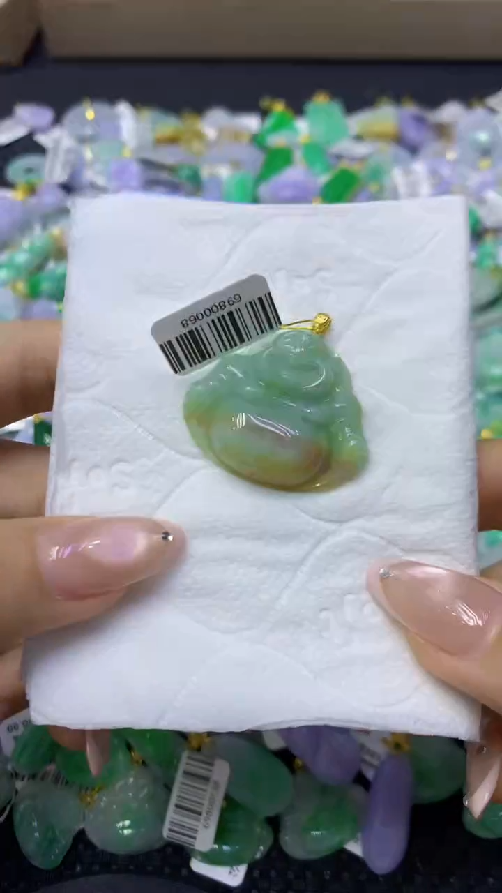 颈饰未镶嵌翡翠天然缅甸翡翠A货