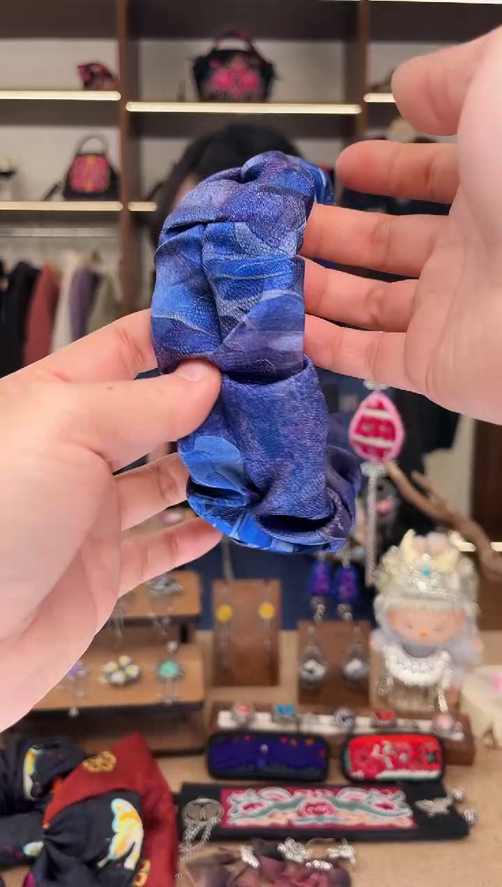 织绣A40黔东南苗族刺绣 发箍