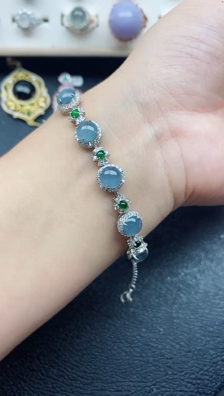 【闪购商品】翡翠戒指银S925镶嵌11111