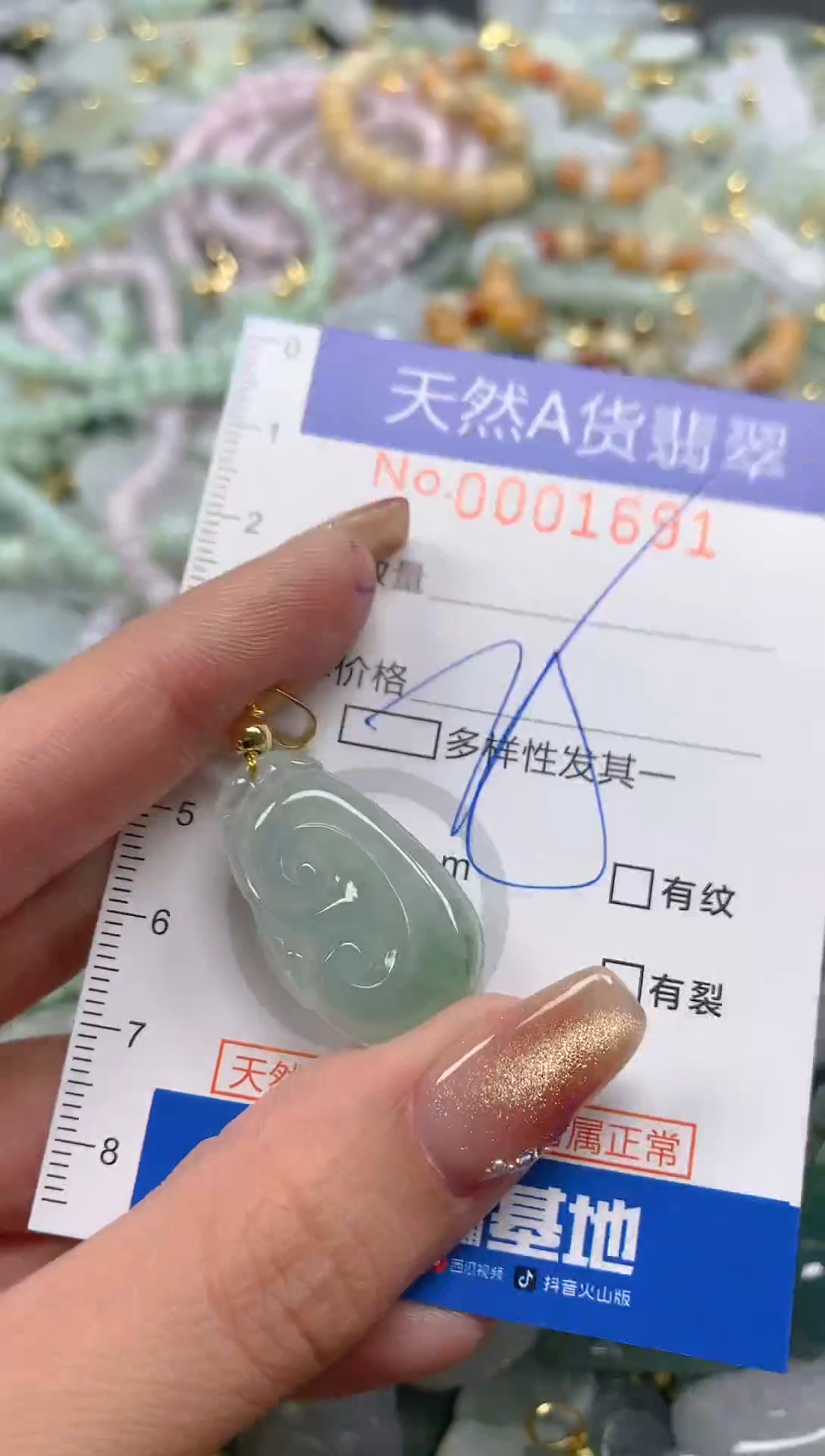 颈饰未镶嵌翡翠天然A货翡翠